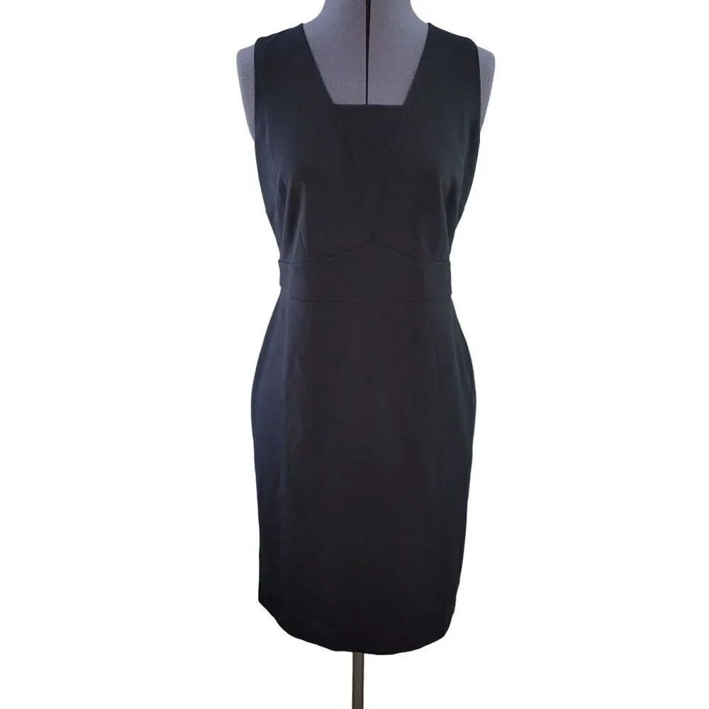Talbots Black Sleeveless Dress Sz 4P